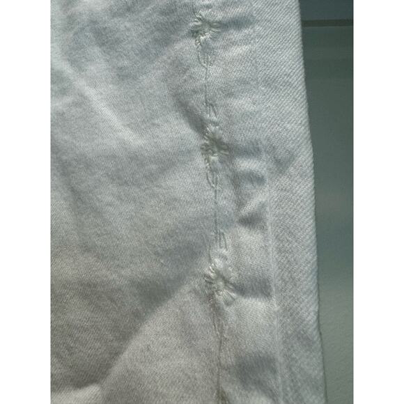 Levi's Women's Classic Capri‎ Floral Embroidered Jeans White Size 29 - Picture 4 of 11